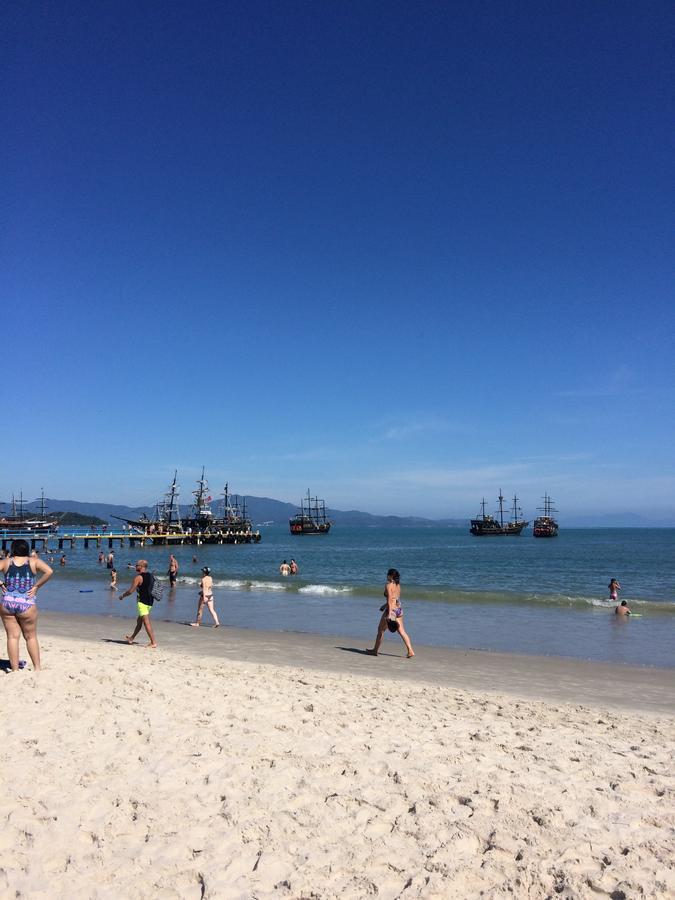 Lindo Apto, 50Metros Do Mar, Ideal Para Familias Флорианополис Экстерьер фото